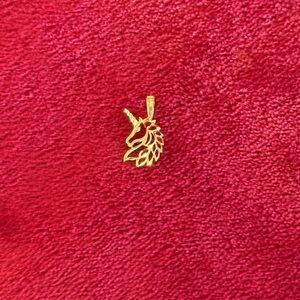 Vintage 14K Gold Unicorn Pendant